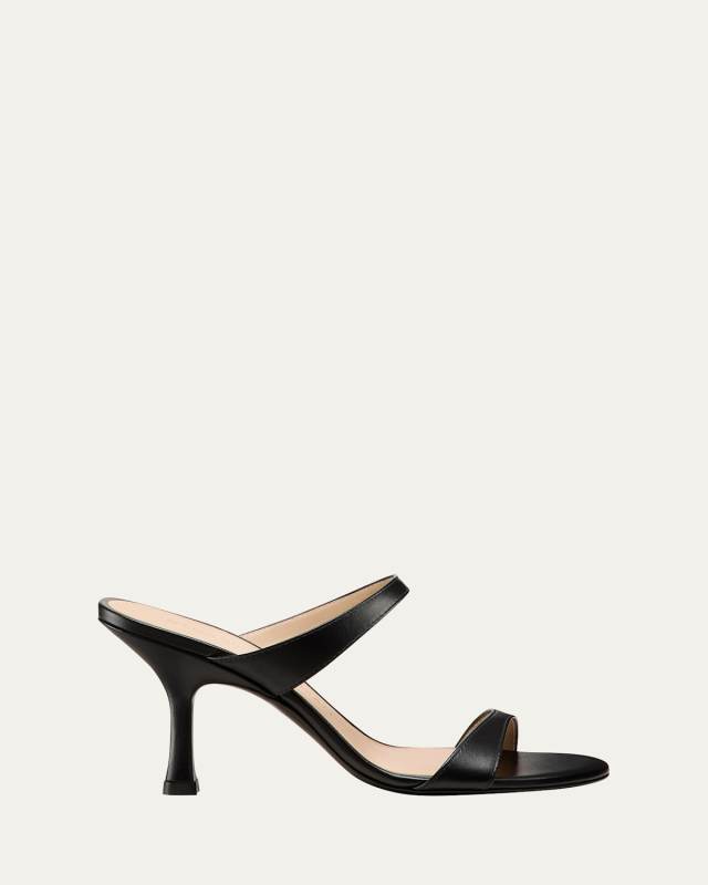 Nudist Leather Slide Sandals
